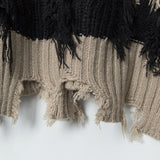 Striped Distressed Vintage Sweater