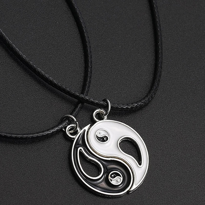 Yin-Yang Puzzle Pendant Necklace