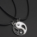 Yin-Yang Puzzle Pendant Necklace