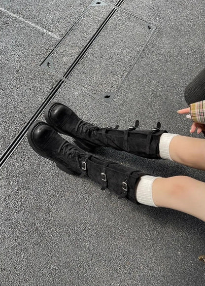 Vintage Classic Y2K Style Knee-High Boot