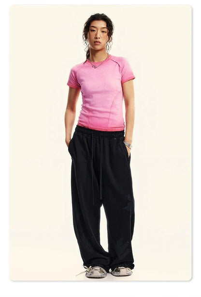 Women's Retro Elastic T-Shirt
