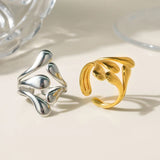 Creative Irregular Hollow Adjustable Ring