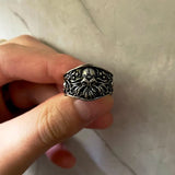 Gothic Handmade Retro Cthulhu Silver Ring
