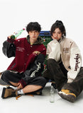 Casual Korean Style Loose Baseball Varsity Jacket