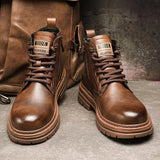 Exquisite Versatile High Leather Boots