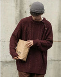 Breathable Warm Retro Simplicity Knitted Sweater