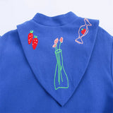 Embroidered Art Patch Casual Jacket