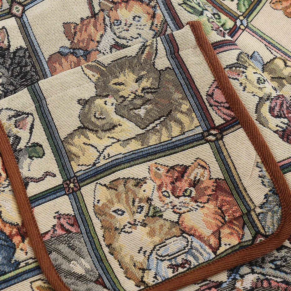 Vintage Pattern Cat Jacket