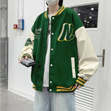 Trendy Embroidered Baseball Varsity Jacket