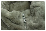 Cozy Letter Patch Fleece Jacket