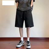 Summer Korean Style Embroidered Loose Short