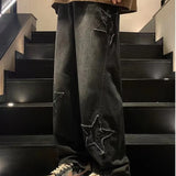 Y2K Star Embellished Baggy Jeans