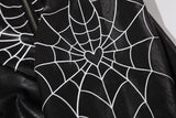 Y2K Spider Web Motorcycle Jacket