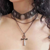 Model wearing the Ancient Elegance Necklace 