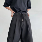 Luxury Elegant Solid Color Straight Casual Short