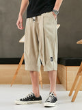 Calf-Length Casual Baggy Shorts
