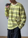 Striped Japanese Minimalist Long Sleeve T-Shirt