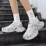 Streetwear Punk Lace Up Vulc Sneakers