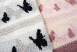 Butterfly Pattern Half Zipper Sweater