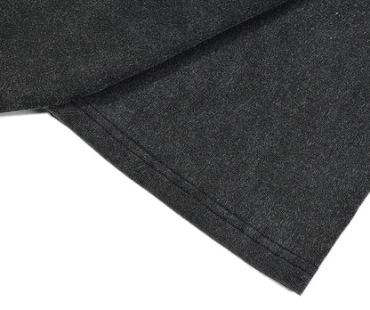 Oversized Washed Black Graphic T-Shirt