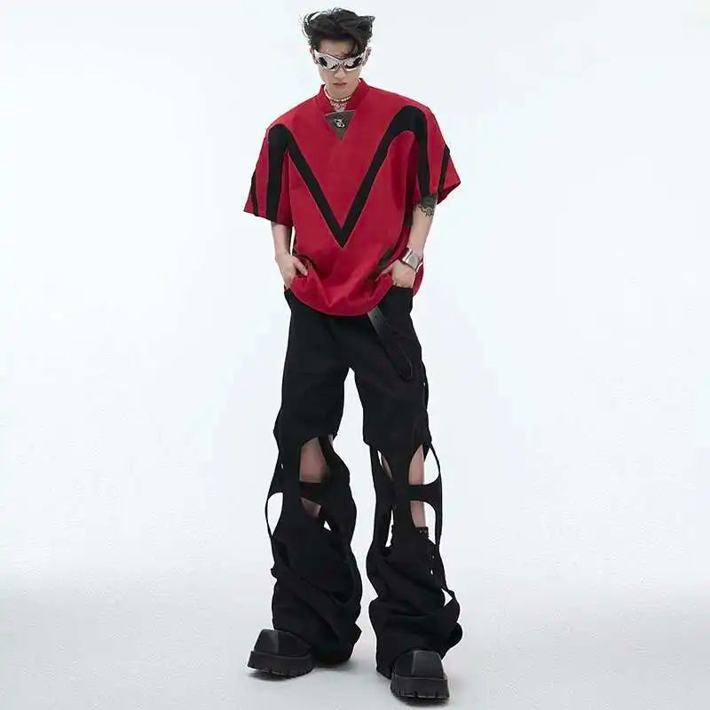 Trendy Solid Color Casual WIde Leg Pants