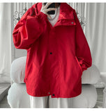 Hooded Windbreaker Loose Jacket