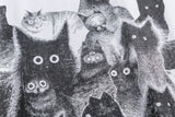 Staring Cats Graphic Loose T-shirt
