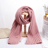 Knitted Solid Color Scarves