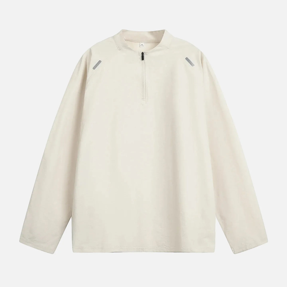 Reflective Half-Zip Sun Proof Long Sleeve T-Shirt