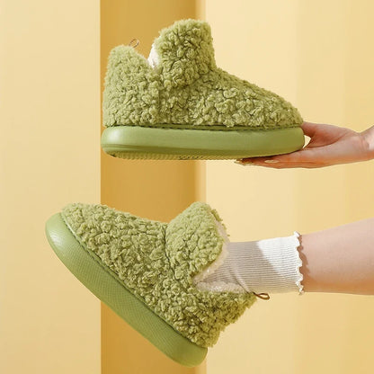 Fluffy Fur Boots Slippers