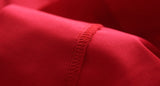 High Waist Polyester Button Shorts