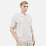 Breathable Lightweight Stripe Polo T-Shirt