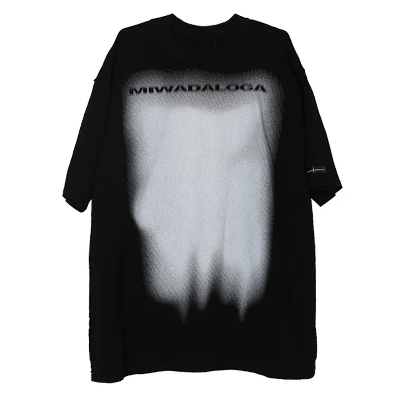 Abstract Graffiti Pattern Casual Summer T-Shirt
