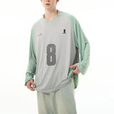 Vintage Green American Style Long Sleeve T-Shirt