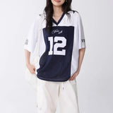 American Style Retro Loose Fit Sports T-Shirt