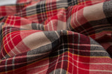 Winter Flexible Plaid Fox Fur Collar Retro Jacket