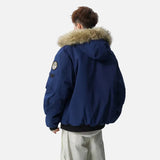Y2K High Quality Detachable Fur Hooded Jacket