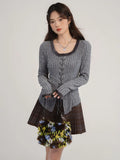 Women Korean Vintage Knitted Cardigan