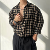 Retro Classic Fashionable Loose Fit Long Sleeve Shirt