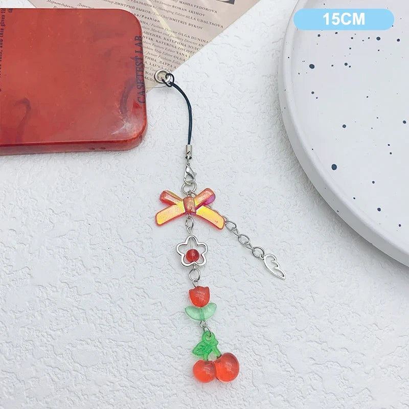 Floral Charm Keychain