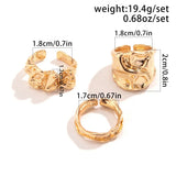 Folded Tin Foil Rings