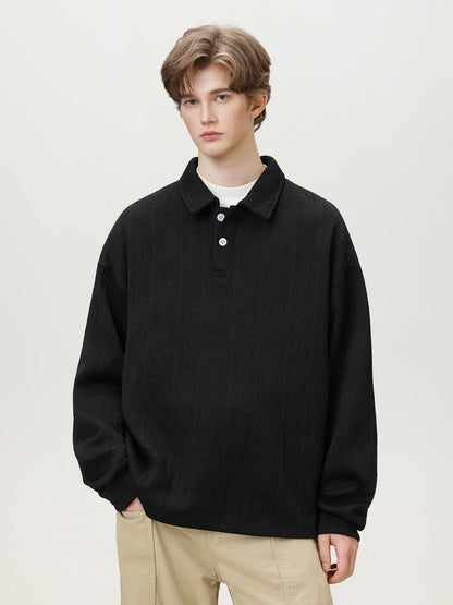 Casual Ancient Money Lapel Collar Sweatshirt