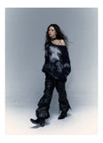 Textured Patterned Gothic Sweater