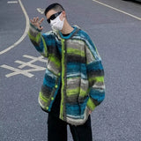 Effortless Punk Knitted Oversized Cardigan