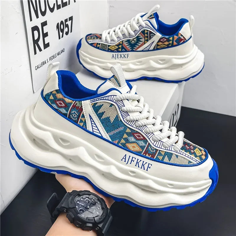 Breathable Chunky Designer Running Sneakers