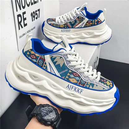 Breathable Chunky Designer Running Sneakers