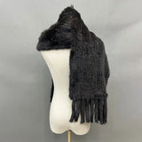 Luxury Knitted Mink Fur Scarf