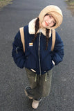 Vintage Reversible Warm Cotton Pilot Jacket