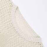 Y2K Loose Knitted Holes Sweater