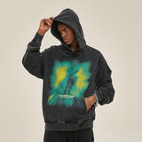 Shadow Graphic Loose Hoodie